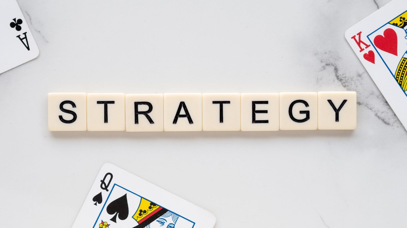 scritta "strategy" come immagine di copertina