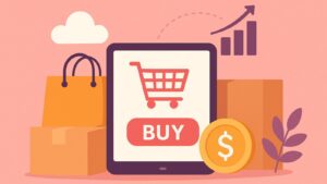 Immagine stilizzata dell'e-commerce